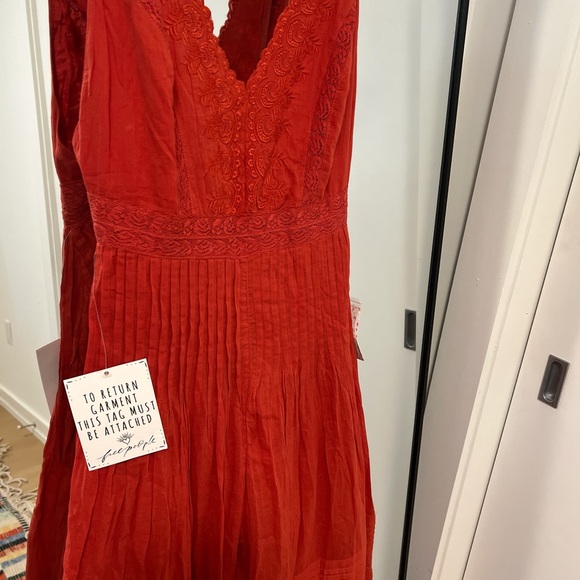 Free People Lace Wide Leg Jumpsuit - Picture 5 of 6